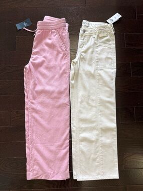 NWT Abercrombie Girls - Two 9/10 Spring/Summer Bottoms (Pants & Jeans)